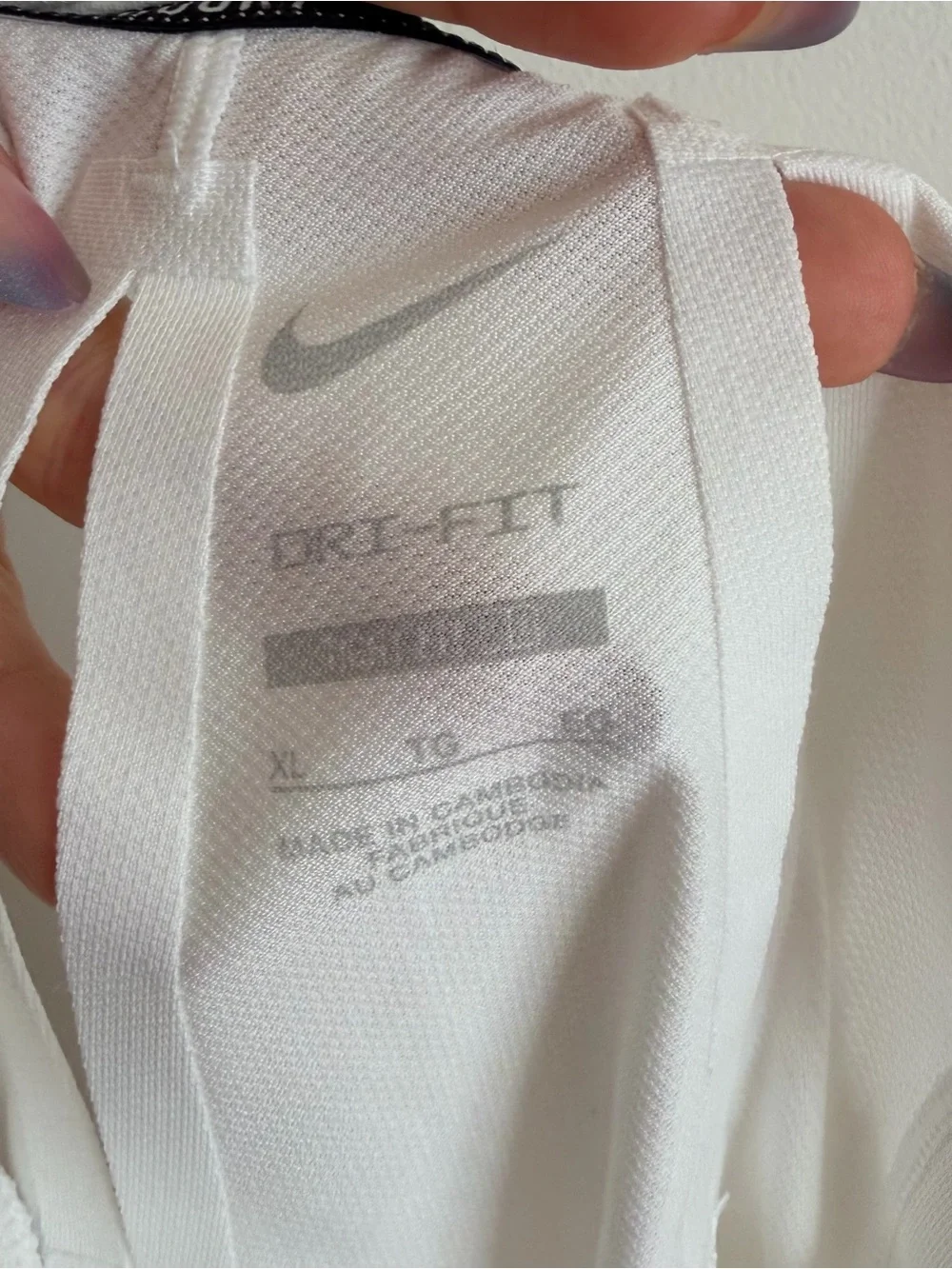 NWT NikeCourt Slam Dri-FIT Tennis Tank Top White Black Swoosh Extra Large XL